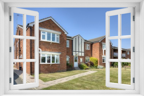 Fototapeta Naklejka Na Ścianę Okno 3D - Modern Houses, UK