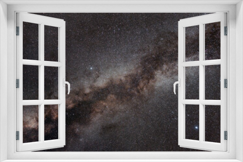 Fototapeta Naklejka Na Ścianę Okno 3D - Bright Milky way widefield, galaxy astrophotography shiny