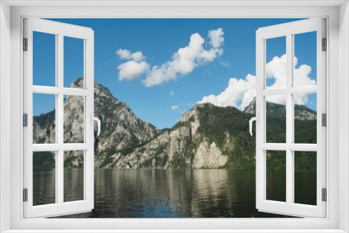 Fototapeta Naklejka Na Ścianę Okno 3D - Bergpanorama - Sommerurlaub in den Alpen