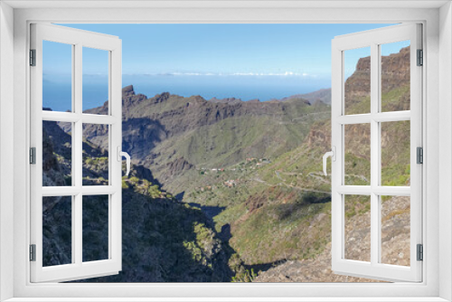 Fototapeta Naklejka Na Ścianę Okno 3D - Around Masca at Tenerife