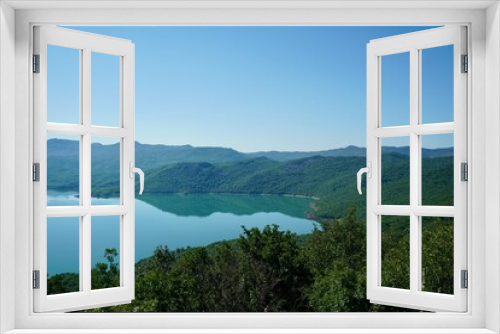 Fototapeta Naklejka Na Ścianę Okno 3D - Salt Lake Montenegro 2022 June