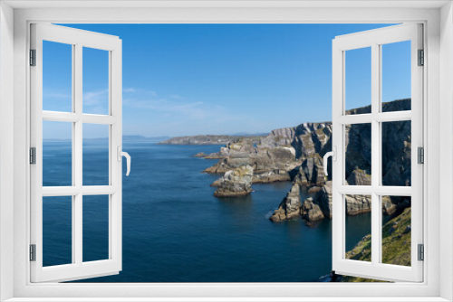 Fototapeta Naklejka Na Ścianę Okno 3D - panorama landscape of the cliffs and coast of the Mizen Peninsula in western Ireland