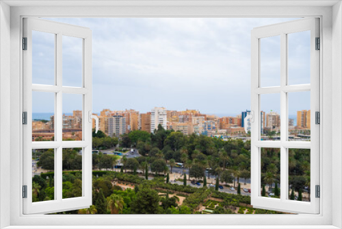 Fototapeta Naklejka Na Ścianę Okno 3D - The city of Malaga in Spain
