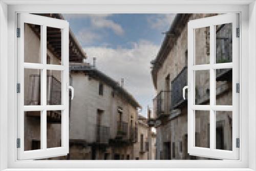 Fototapeta Naklejka Na Ścianę Okno 3D - Streets of Pedraza in Segovia, Castilla y León, Spain. Pedraza, medieval walled town