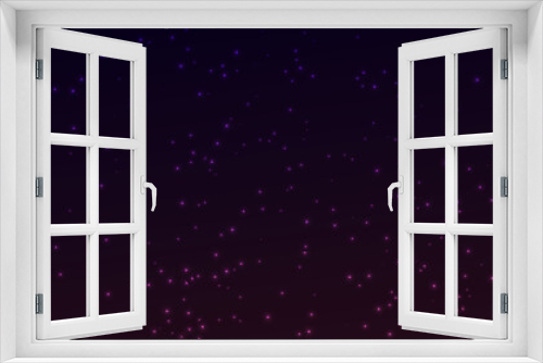 Fototapeta Naklejka Na Ścianę Okno 3D - Abstract space background. Nebula with shining stars. Futuristic hyperspace universe. Vector illustration