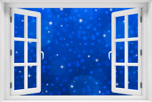 Fototapeta Naklejka Na Ścianę Okno 3D - Bokeh blue background.