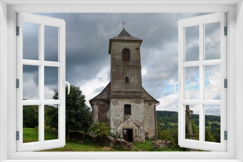 Fototapeta Naklejka Na Ścianę Okno 3D - a traditional czech cristian church
