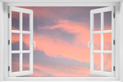 Fototapeta Naklejka Na Ścianę Okno 3D - Abstract red sunset sky background