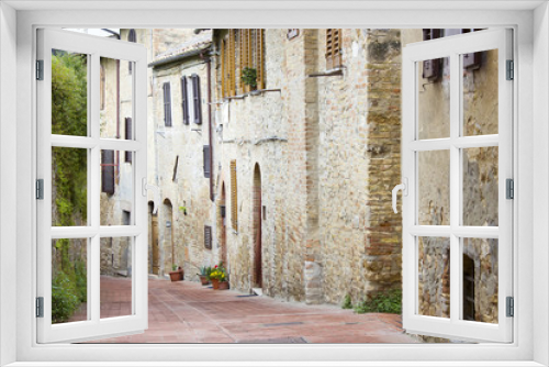 Fototapeta Naklejka Na Ścianę Okno 3D - San Gimignano - Tuscany, Italy