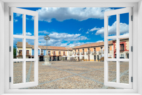 Fototapeta Naklejka Na Ścianę Okno 3D - Main square in the town of Navalcarnero, Community of Madrid, Spain