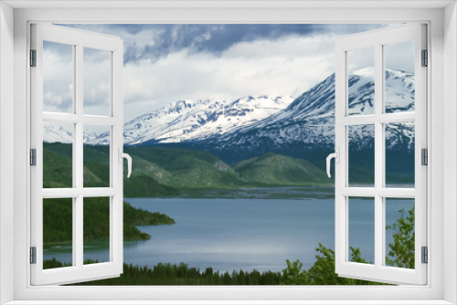 Fototapeta Naklejka Na Ścianę Okno 3D - skilak lake