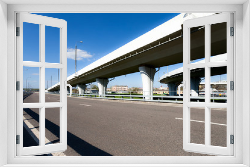 Fototapeta Naklejka Na Ścianę Okno 3D - Overpasses