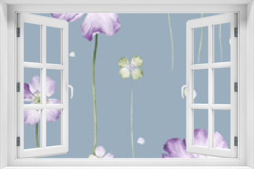 Fototapeta Naklejka Na Ścianę Okno 3D - Classic Popular Flower Seamless pattern background.Perfect for wallpaper, fabric design, wrapping paper, surface textures, digital paper.