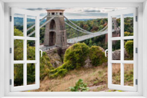 Fototapeta Naklejka Na Ścianę Okno 3D - Clifton Bridge 