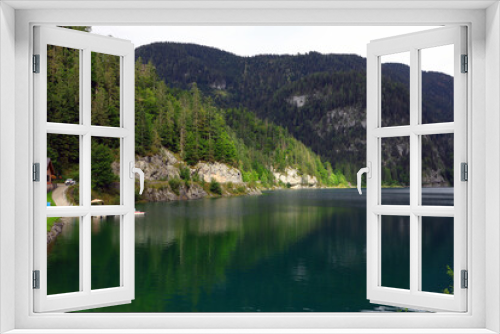 Fototapeta Naklejka Na Ścianę Okno 3D - Travel to Austria. Gosausee Lake.