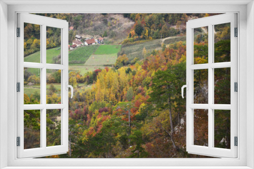 autumn landscape in the mountains