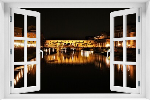 ponte vecchio at night, Florence, Italy