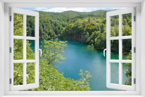 Fototapeta Naklejka Na Ścianę Okno 3D - Plitwickie Jeziora