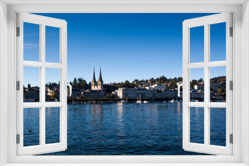 Fototapeta Naklejka Na Ścianę Okno 3D - Summer in Lucerne
