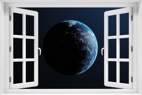 Fototapeta Naklejka Na Ścianę Okno 3D - Image of Earth in space 4k