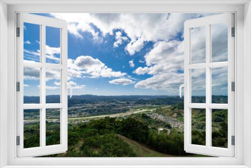 Fototapeta Naklejka Na Ścianę Okno 3D - 千葉山から見る有田の街並み