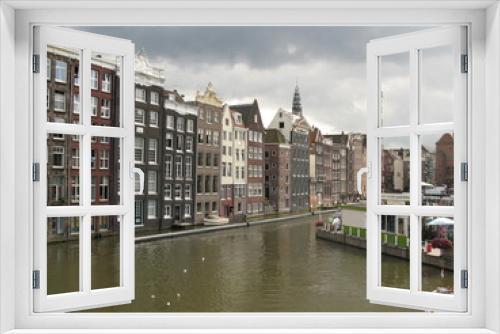 Fototapeta Naklejka Na Ścianę Okno 3D - Canal of Amsterdam, Netherlands