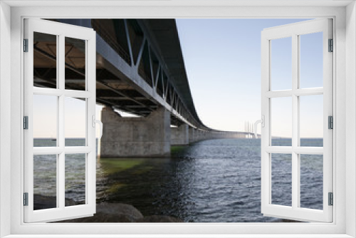 Fototapeta Naklejka Na Ścianę Okno 3D - The Oresund bridge