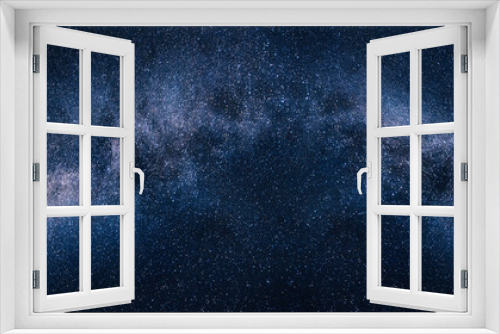 Fototapeta Naklejka Na Ścianę Okno 3D - Night starry sky. Milky Way Abstract dark background.