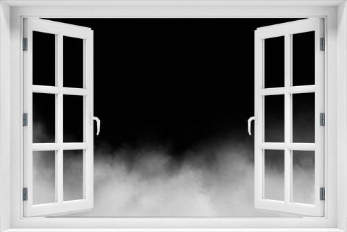 Fototapeta Naklejka Na Ścianę Okno 3D - smoke on black