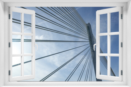Fototapeta Naklejka Na Ścianę Okno 3D - partial view of bridge in portugal