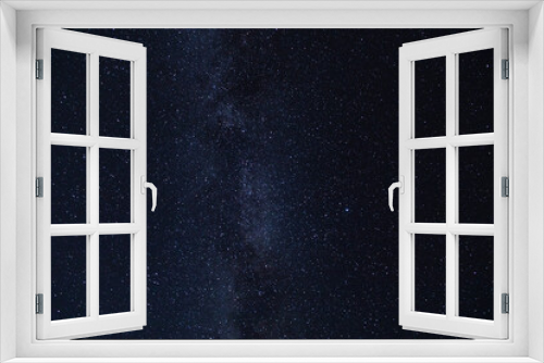 Fototapeta Naklejka Na Ścianę Okno 3D - Black starry sky.