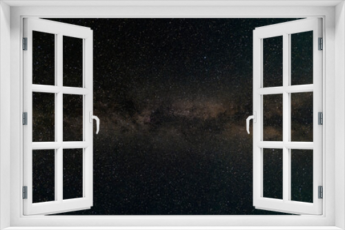 Fototapeta Naklejka Na Ścianę Okno 3D - Milky way galaxy and stars, night sky, cosmos 
