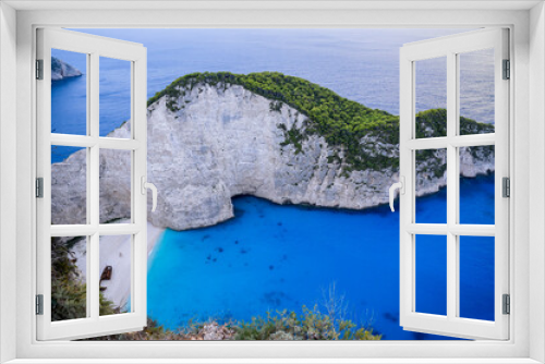 Fototapeta Naklejka Na Ścianę Okno 3D - Zakynhos Grecja