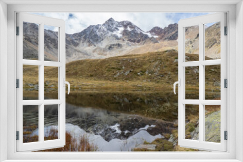 Fototapeta Naklejka Na Ścianę Okno 3D - Landscape in Kurzras in South Tyrol, Italy