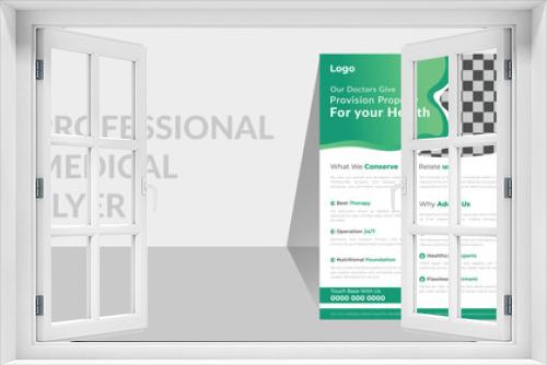 professional medical flyer template design