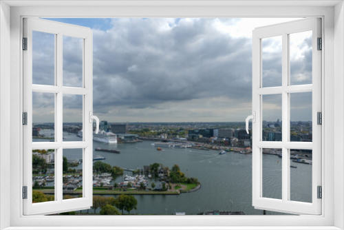 Fototapeta Naklejka Na Ścianę Okno 3D - la città di Amsterdam