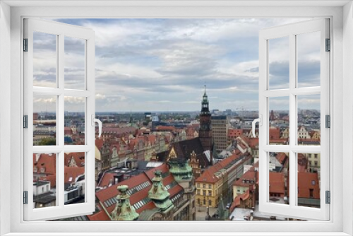 Fototapeta Naklejka Na Ścianę Okno 3D - Stare miasto Wrocław 