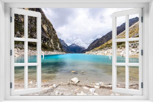 Fototapeta Naklejka Na Ścianę Okno 3D - amazing view of 69 lagoon in peruvian andes, huascaran
