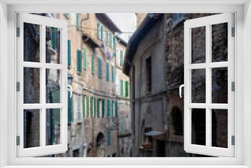 Fototapeta Naklejka Na Ścianę Okno 3D - Perugia - vicoli del centro antico