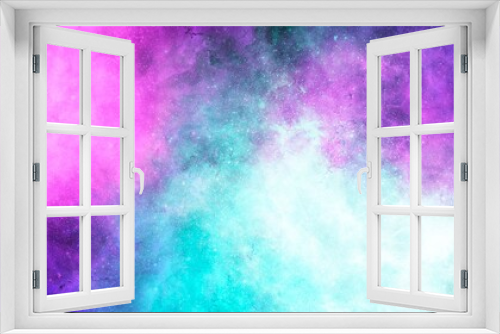 Fototapeta Naklejka Na Ścianę Okno 3D - Sweet punch nebula galaxy space art background