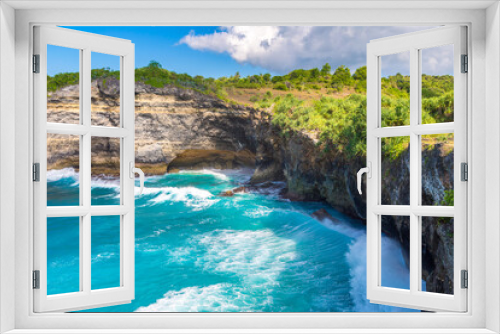 Fototapeta Naklejka Na Ścianę Okno 3D - Nusa Penida island