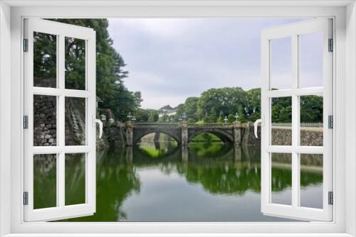 Fototapeta Naklejka Na Ścianę Okno 3D - 皇居正門石橋