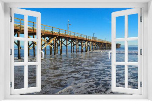 Fototapeta Naklejka Na Ścianę Okno 3D - Goleta Pier, Santa Barbara County 