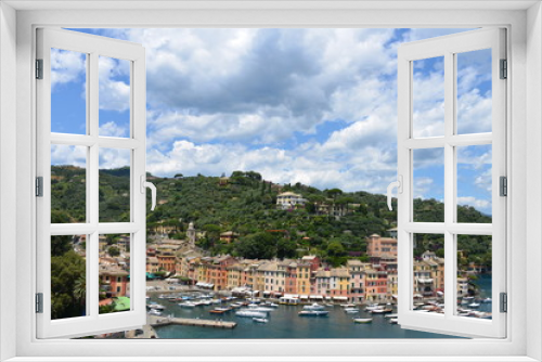 Fototapeta Naklejka Na Ścianę Okno 3D - Portofino harbour