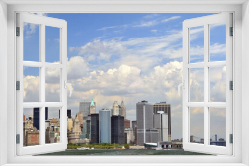 Fototapeta Naklejka Na Ścianę Okno 3D - Lower Manhattan panorama