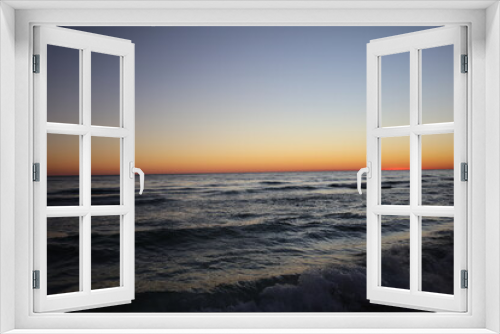 Fototapeta Naklejka Na Ścianę Okno 3D - Sunsets and Silhouettes Florida Coastline Inlet Beach 