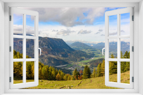 Fototapeta Naklejka Na Ścianę Okno 3D - mountain landcape near hofalm in spital am pyhrn, austria