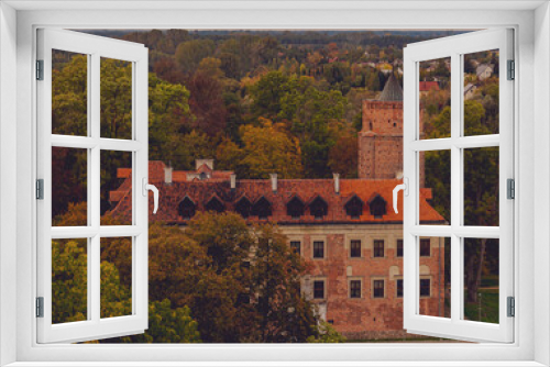 Fototapeta Naklejka Na Ścianę Okno 3D - Zamek Uniejów