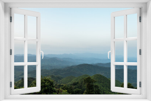 Fototapeta Naklejka Na Ścianę Okno 3D - Continuous mountain natural scenery