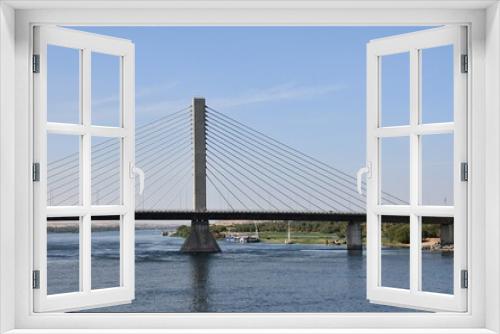 Fototapeta Naklejka Na Ścianę Okno 3D - most na rzece Nil